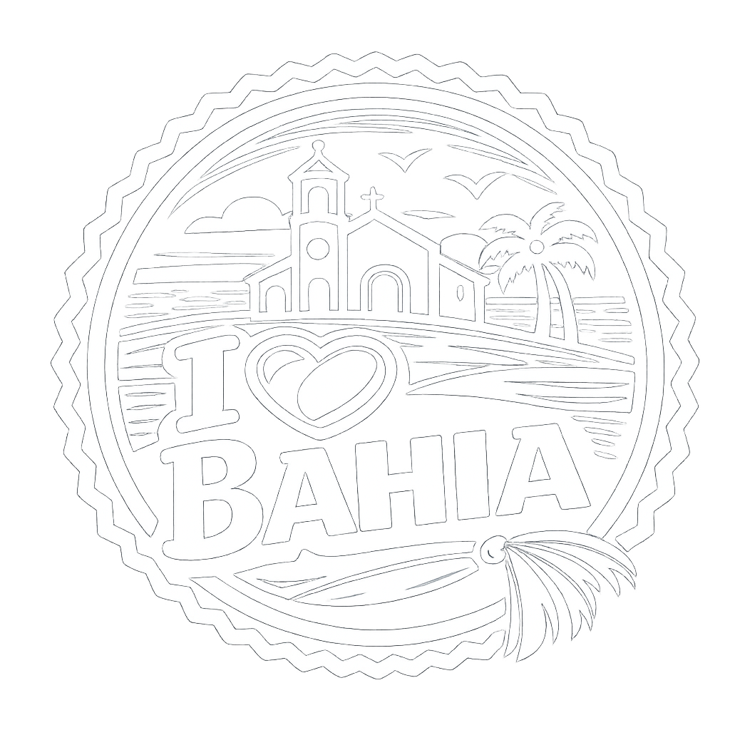 Logo Branco I Love Bahia